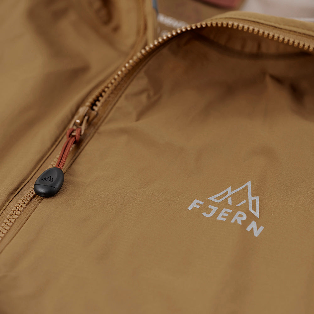 Mens Aventyr 2.5L Waterproof Packable Jacket (Mustard/Spice)