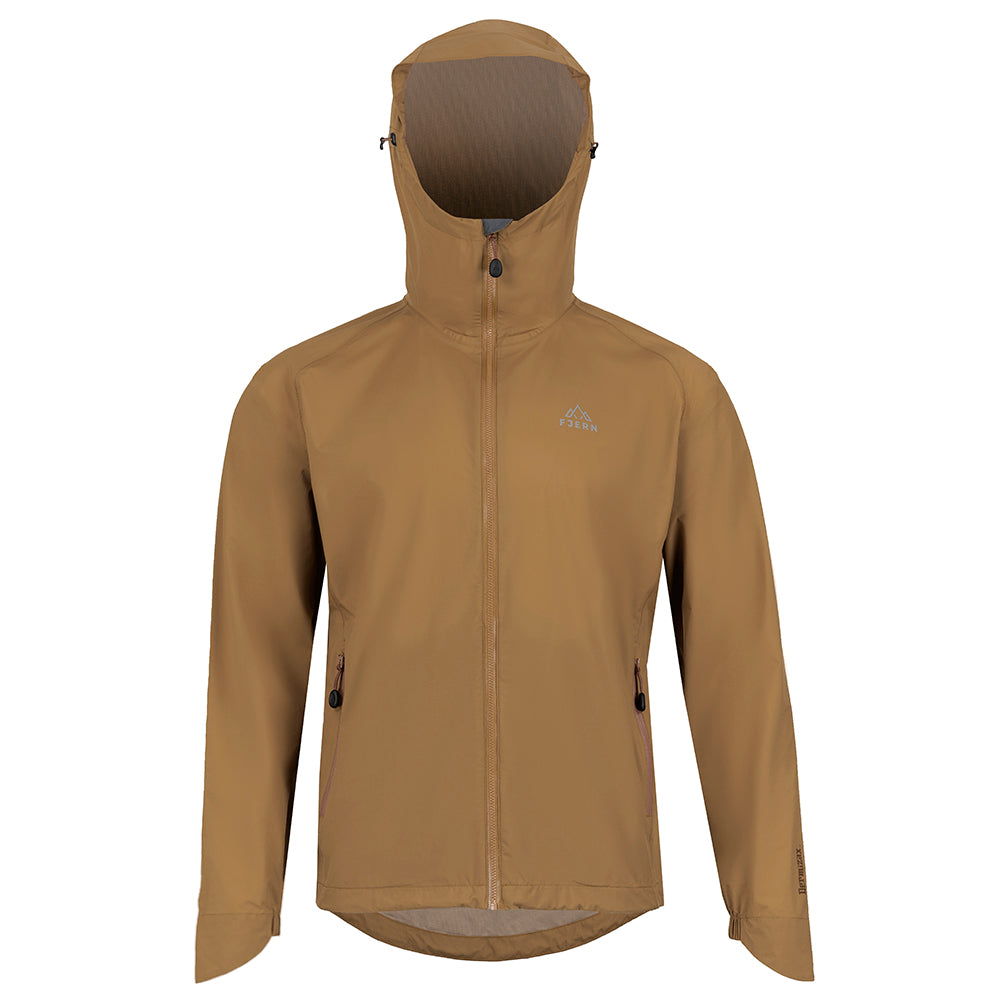 Mens Aventyr 2.5L Waterproof Packable Jacket (Mustard/Spice)