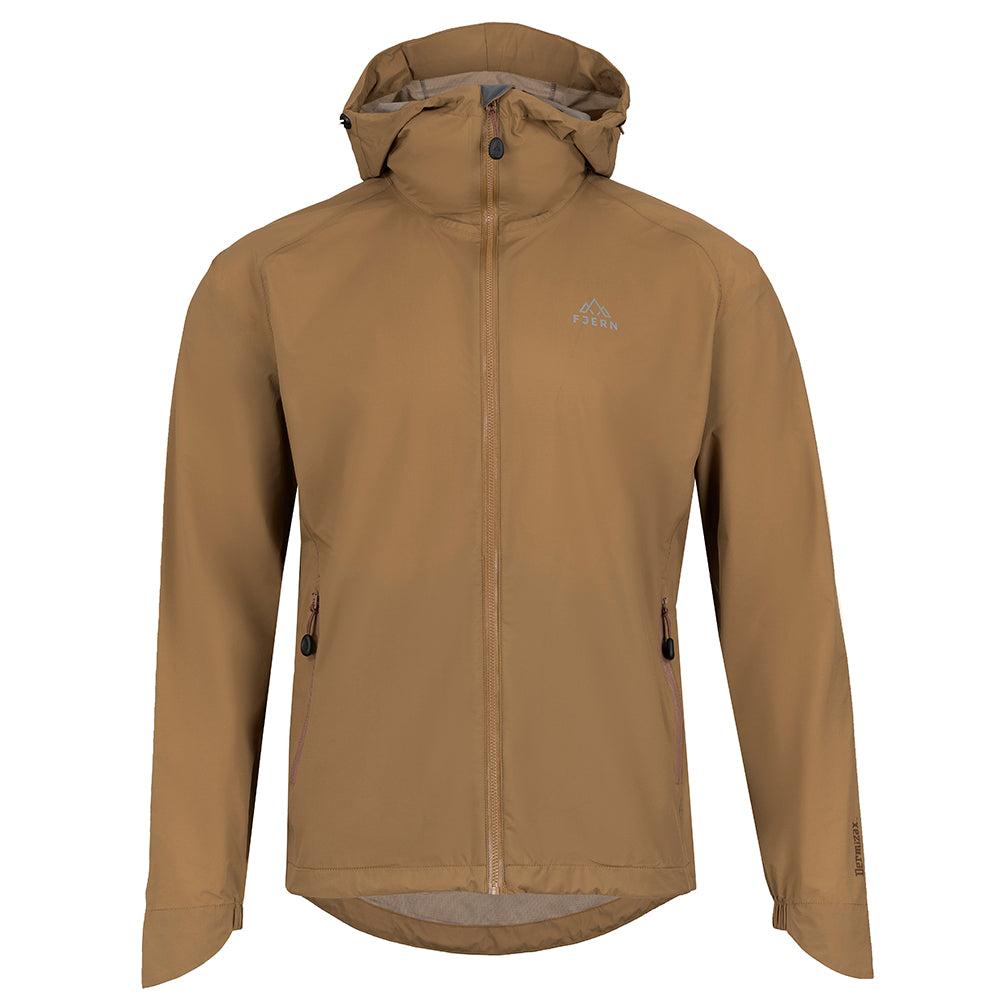 Mens Aventyr 2.5L Waterproof Packable Jacket (Mustard/Spice)