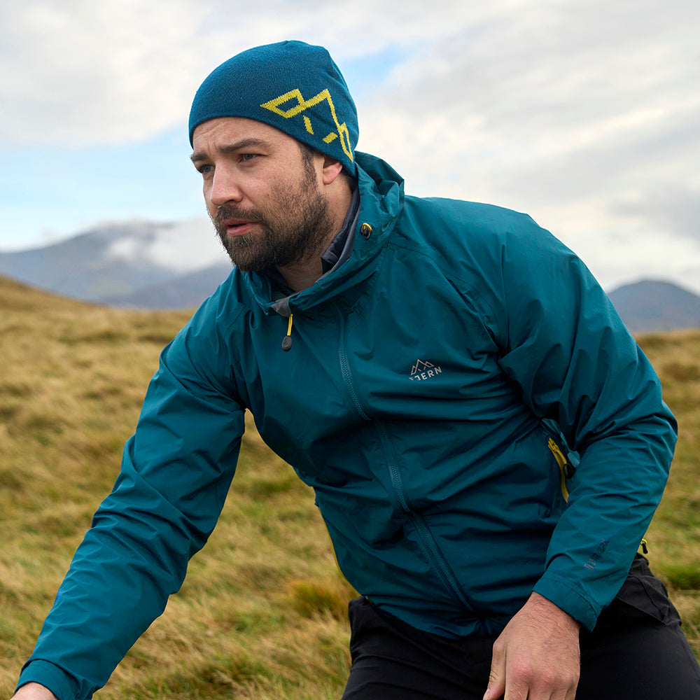 Mens Aventyr 2.5L Waterproof Packable Jacket (Poseidon)