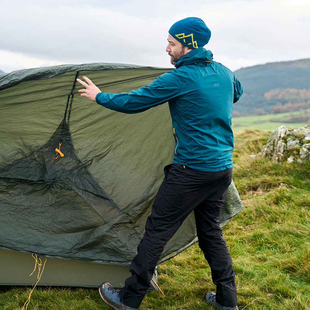 Mens Aventyr 2.5L Waterproof Packable Jacket (Poseidon)