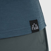 Mens Beyond Boundaries Merino Blend T-Shirt (Orion Blue/Lime)
