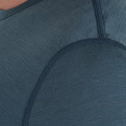 Mens Beyond Boundaries Merino Blend T-Shirt (Orion Blue/Lime)