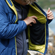 Fjern Mens Breen II Active Jacket (Poseidon/Citrus)