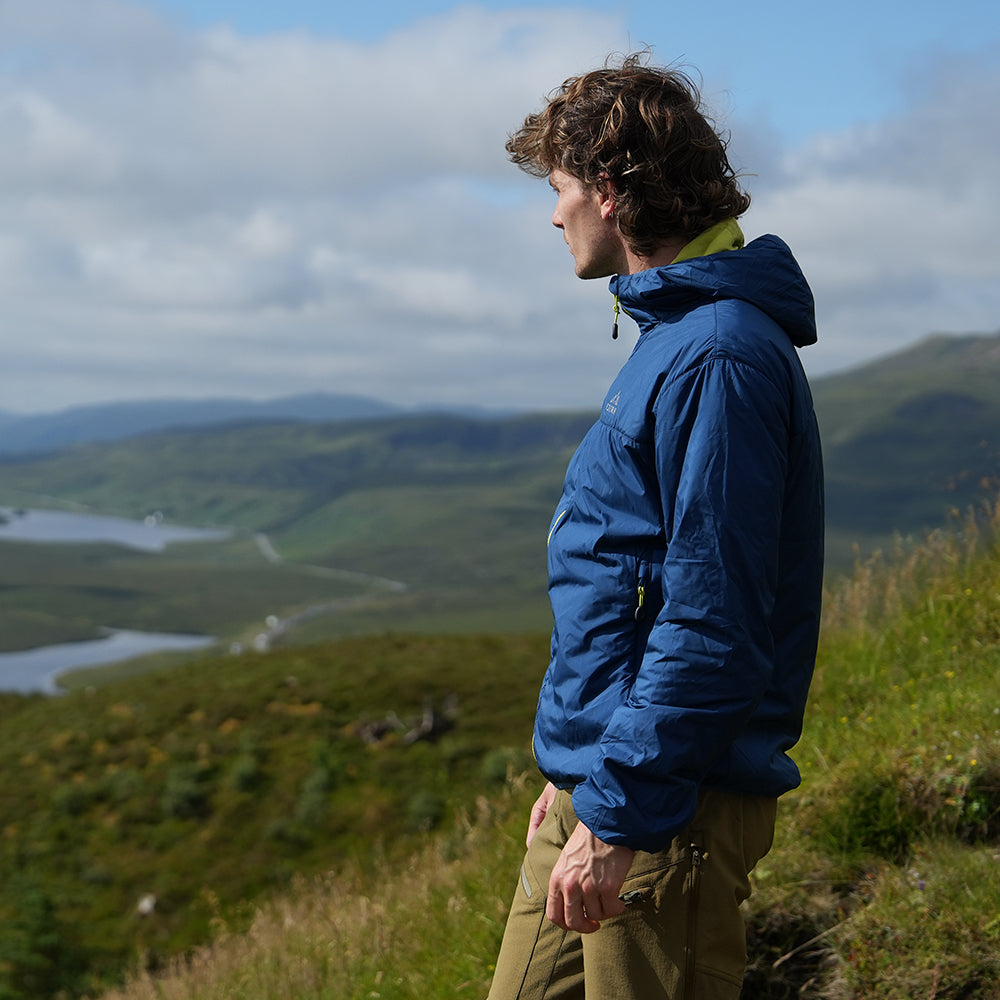 Fjern Mens Breen II Active Jacket (Poseidon/Citrus)