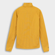 Mens Bresprekk II Half Zip Grid Fleece (Harvest Gold/Poseidon)