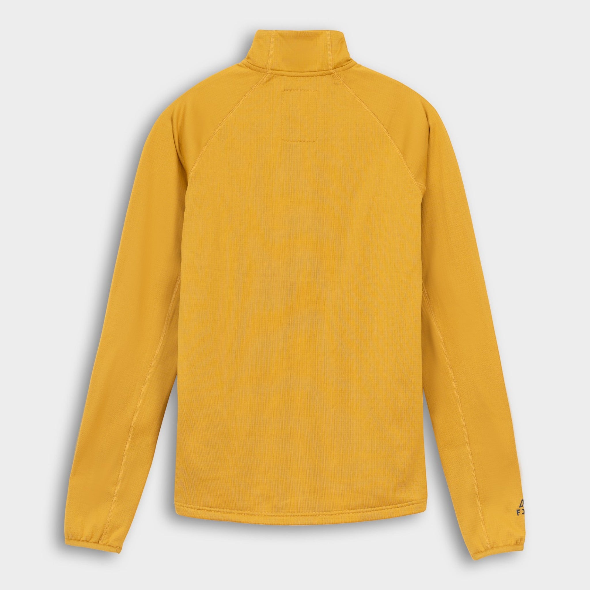 Mens Bresprekk II Half Zip Grid Fleece (Harvest Gold/Poseidon)