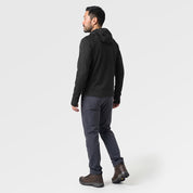 Mens Bresprekk II Hooded Full Zip Grid Fleece (Black/Storm) ✦AI