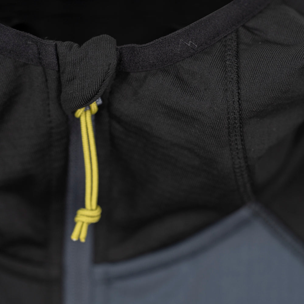 Mens Bresprekk II Hooded Full Zip Grid Fleece (Black/Storm)