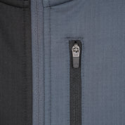 Mens Bresprekk II Hooded Full Zip Grid Fleece (Black/Storm)