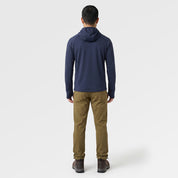 Mens Bresprekk II Hooded Full Zip Grid Fleece (Navy/Poseidon) ✦AI