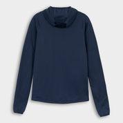 Mens Bresprekk II Hooded Full Zip Grid Fleece (Navy/Poseidon)