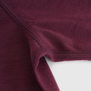 Mens Camping Merino Blend T-Shirt (Aubergine/Chalk)
