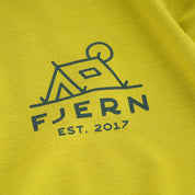 Mens Camping Merino Blend T-Shirt (Lime/Petrol)