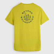 Mens Camping Merino Blend T-Shirt (Lime/Petrol)