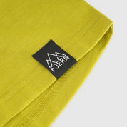 Mens Camping Merino Blend T-Shirt (Lime/Petrol)