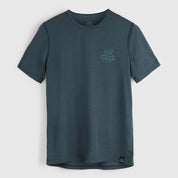 Mens Camping Merino Blend T-Shirt (Orion Blue/Mineral Blue)