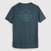 Mens Camping Merino Blend T-Shirt (Orion Blue/Mineral Blue)
