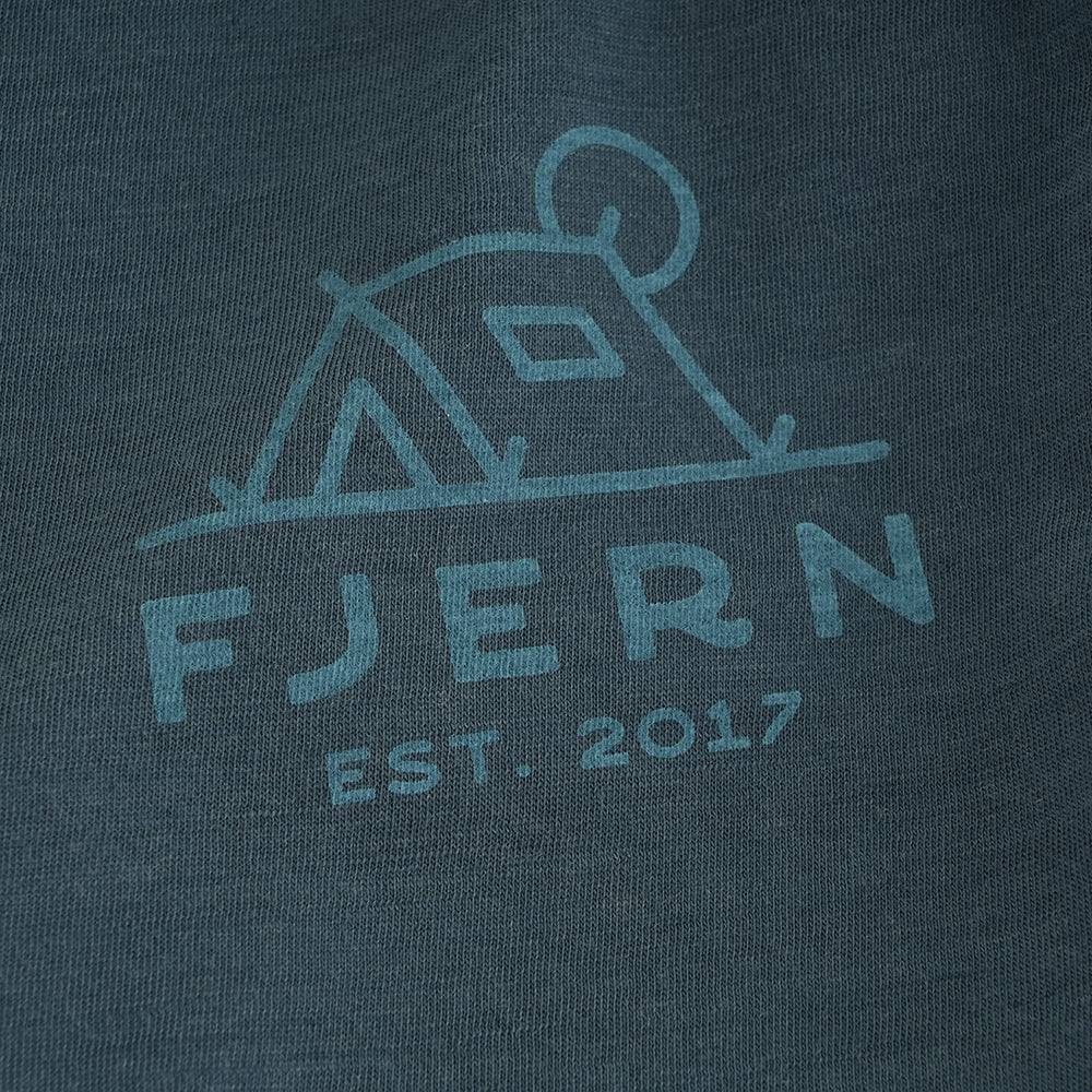 Mens Camping Merino Blend T-Shirt (Orion Blue/Mineral Blue)