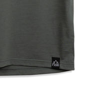 Mens Camping Merino Blend T-Shirt (Urban Chic/Lime)