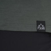 Mens Camping Merino Blend T-Shirt (Urban Chic/Lime)