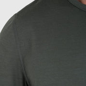 Mens Camping Merino Blend T-Shirt (Urban Chic/Lime)