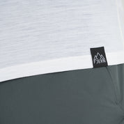 Mens Catch The Wild Merino Blend T-Shirt (Chalk/Navy)