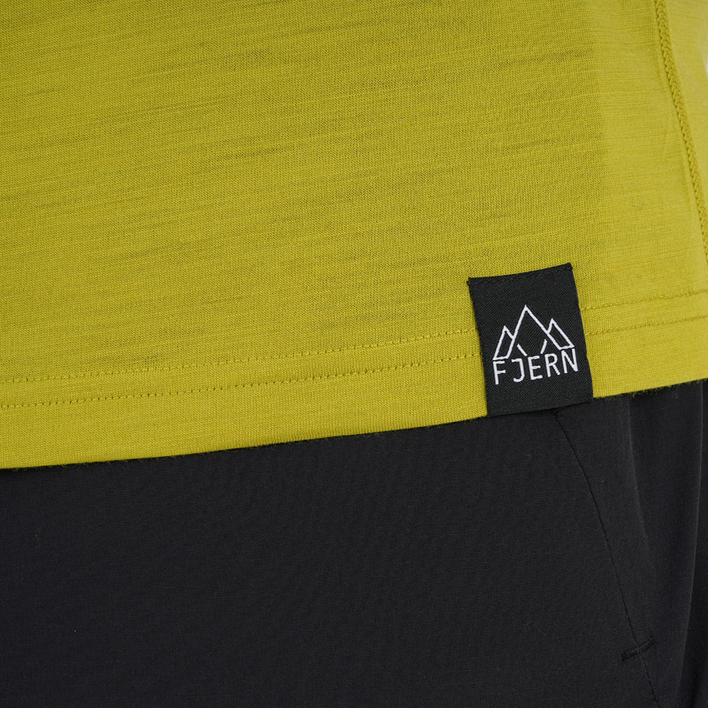 Mens Catch The Wild Merino Blend T-Shirt (Lime/Petrol)