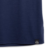 Mens Catch The Wild Merino Blend T-Shirt (Navy/Mineral Blue)