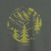 Mens Catch The Wild Merino Blend T-Shirt (Urban Chic/Lime)