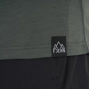 Mens Catch The Wild Merino Blend T-Shirt (Urban Chic/Lime)
