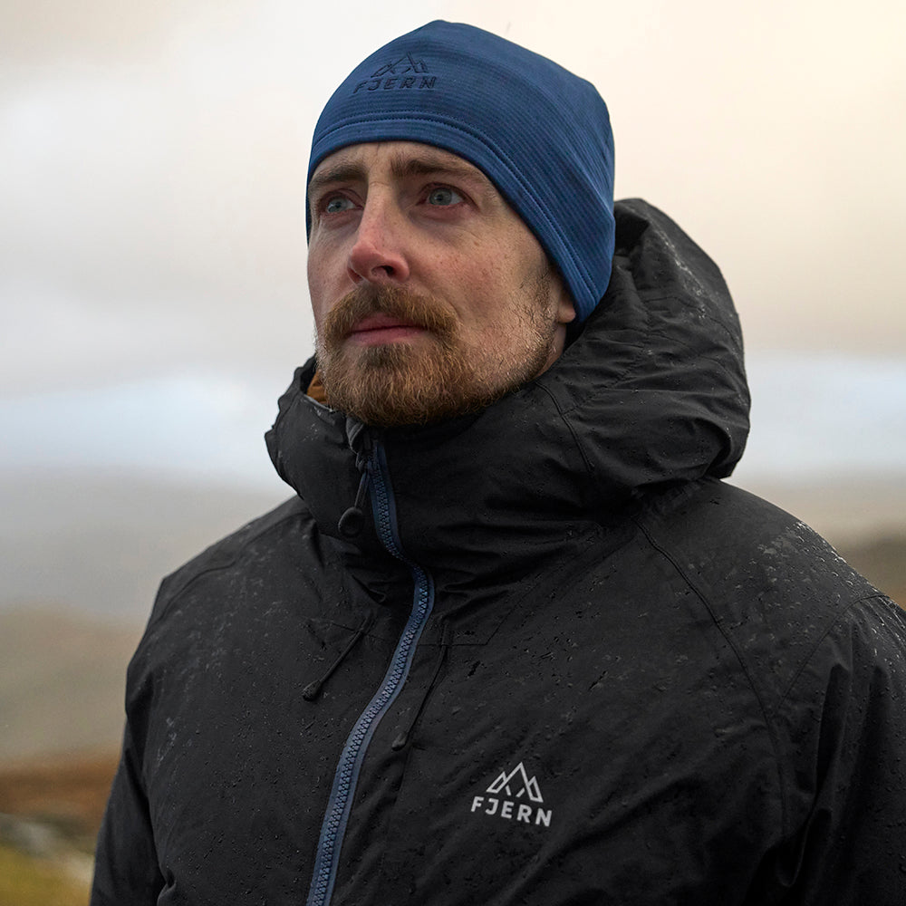 Fjern Mens Eldfjall Waterproof Down Jacket (Black/Storm)