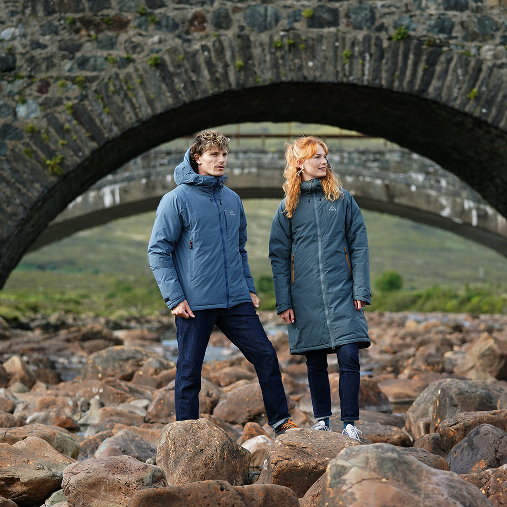 Fjern Mens Eldfjall Waterproof Down Jacket (Orion Blue/Poseidon)