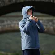 Fjern Mens Eldfjall Waterproof Down Jacket (Orion Blue/Poseidon)