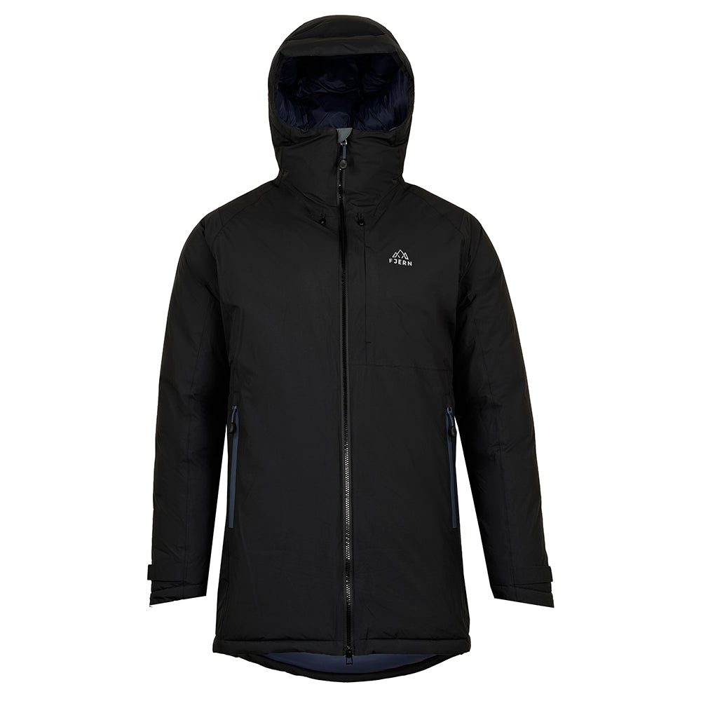 Fjern Mens Eldfjall Waterproof Down Parka (Black/Storm)