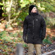 Fjern Mens Eldfjall Waterproof Down Parka (Black/Storm)