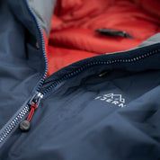 Fjern Mens Eldfjall Waterproof Down Parka (Navy/Rust)