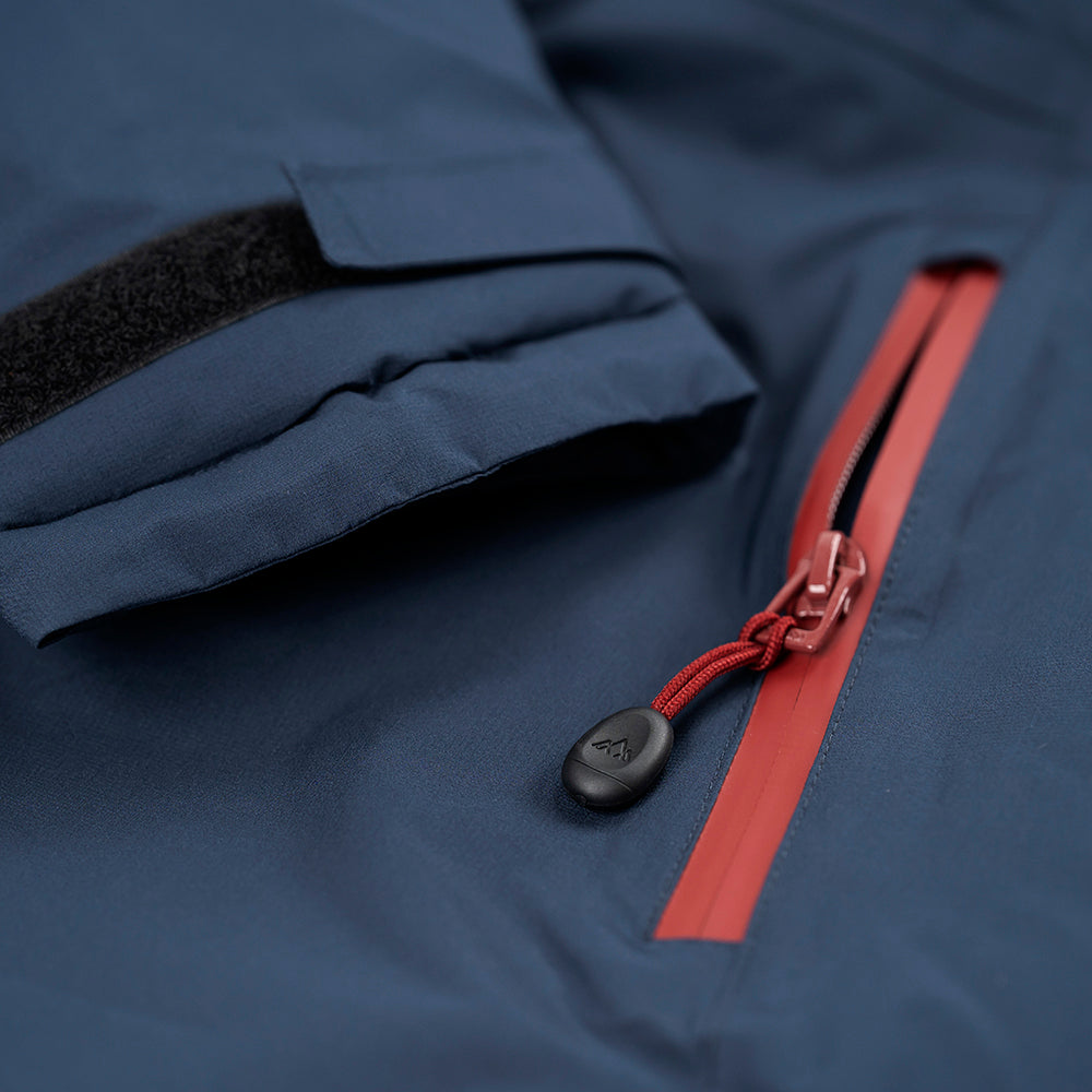 Fjern Mens Eldfjall Waterproof Down Parka (Navy/Rust)