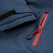 Fjern Mens Eldfjall Waterproof Down Parka (Navy/Rust)