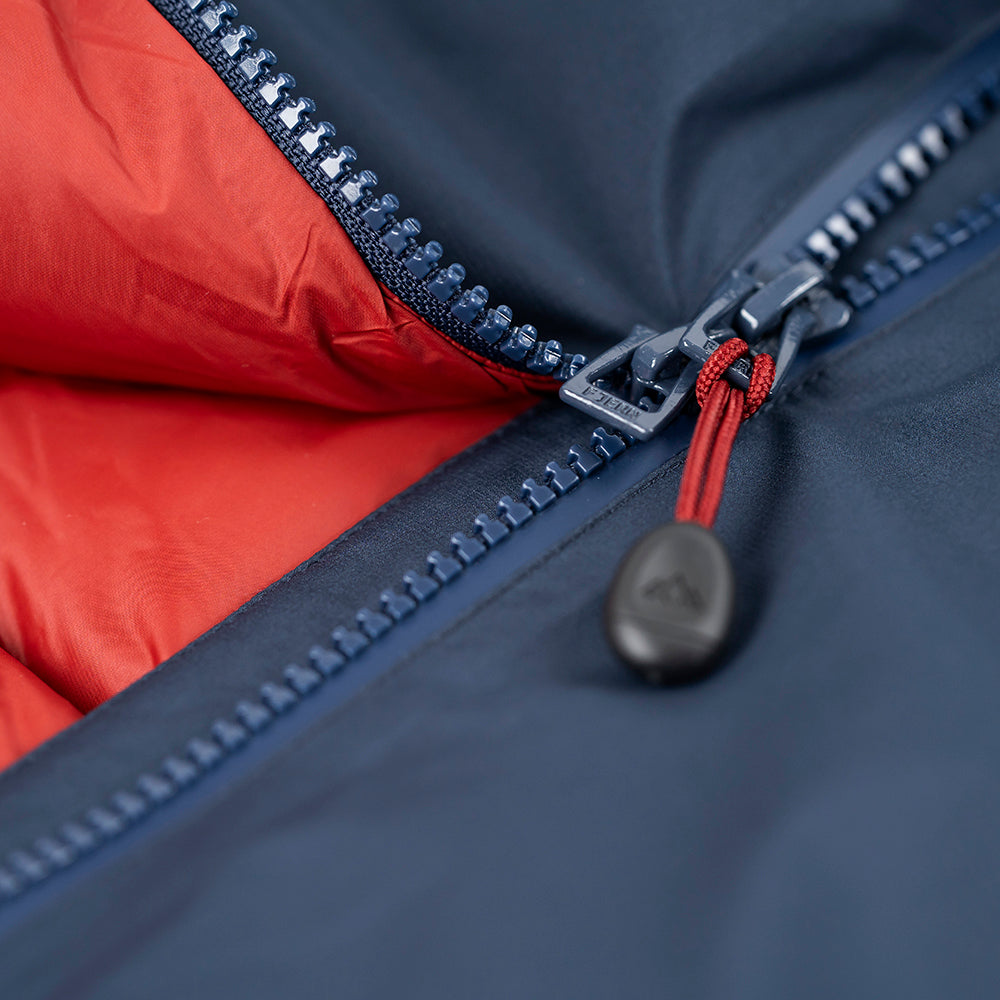 Fjern Mens Eldfjall Waterproof Down Parka (Navy/Rust)