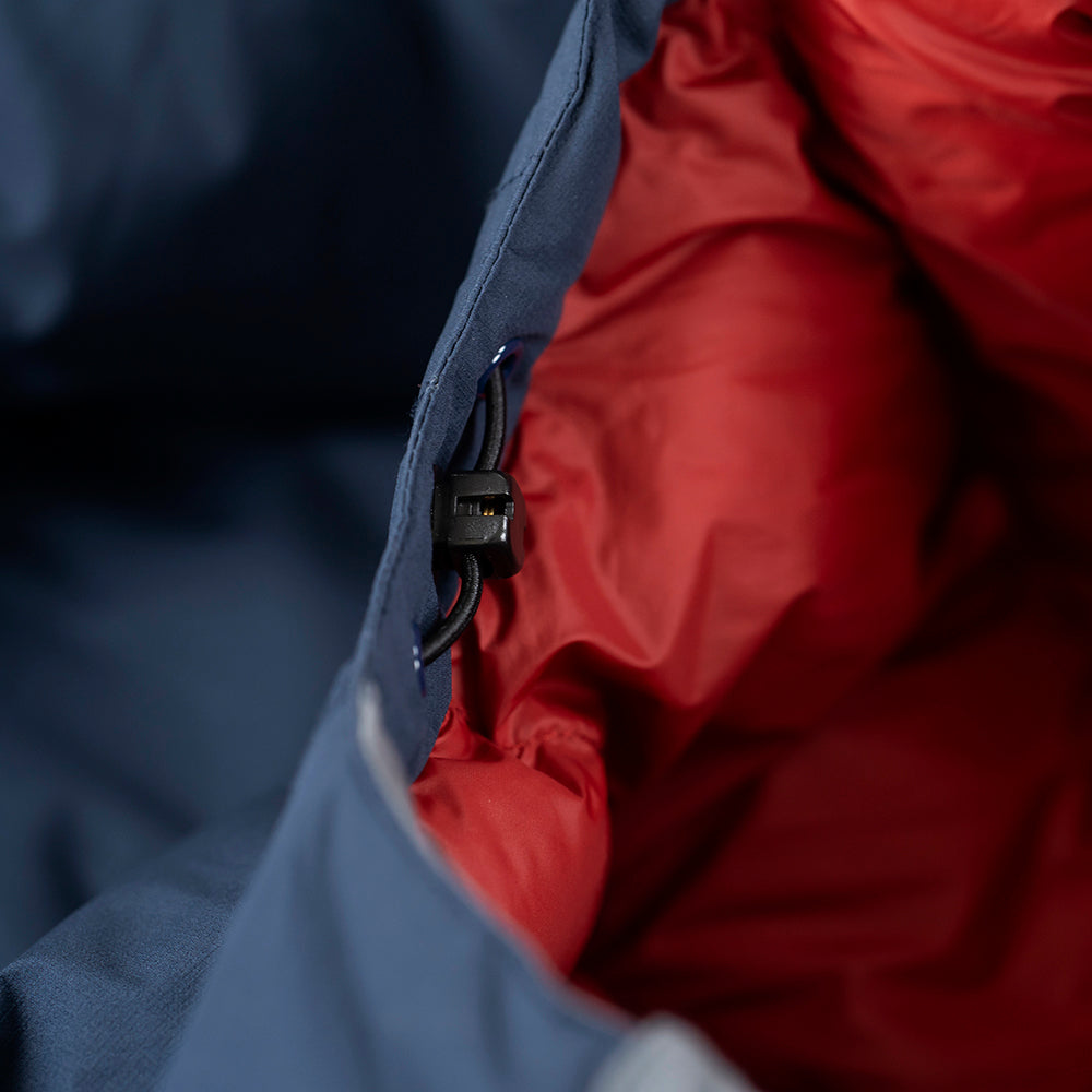 Fjern Mens Eldfjall Waterproof Down Parka (Navy/Rust)