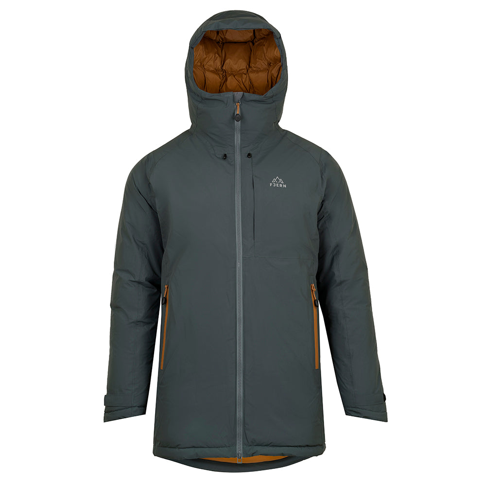 Fjern Mens Eldfjall Waterproof Down Parka (Urban Chic/Mustard)