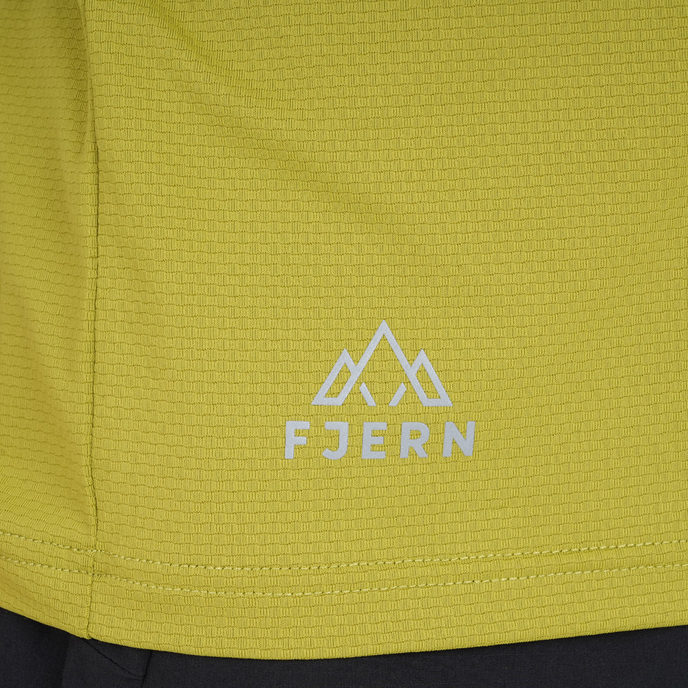 Mens Fjall LS Crew T-Shirt (Lime)