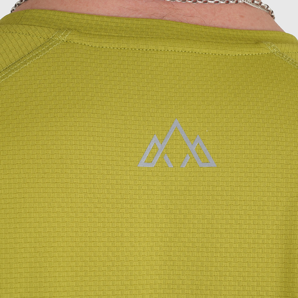 Mens Fjall LS Crew T-Shirt (Lime)