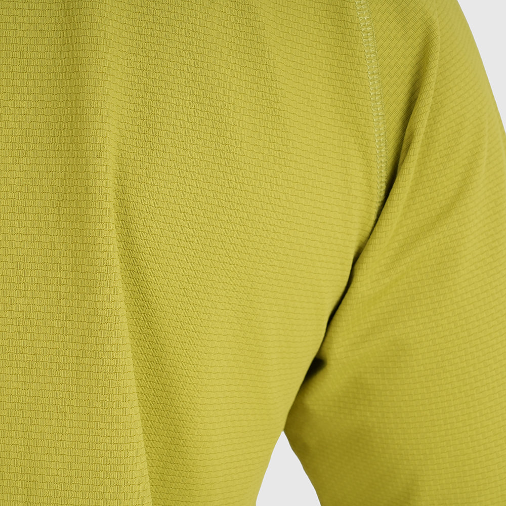 Mens Fjall LS Crew T-Shirt (Lime)