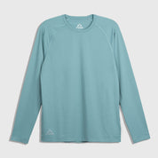 Mens Fjall LS Crew T-Shirt (Mineral Blue)