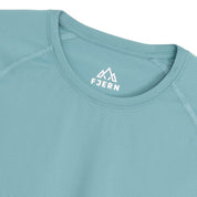Mens Fjall LS Crew T-Shirt (Mineral Blue)
