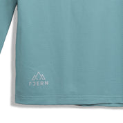 Mens Fjall LS Crew T-Shirt (Mineral Blue)