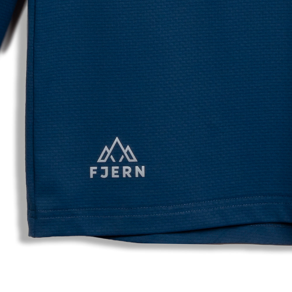 Mens Fjall LS Crew T-Shirt (Poseidon)