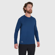 Mens Fjall LS Crew T-Shirt (Poseidon)